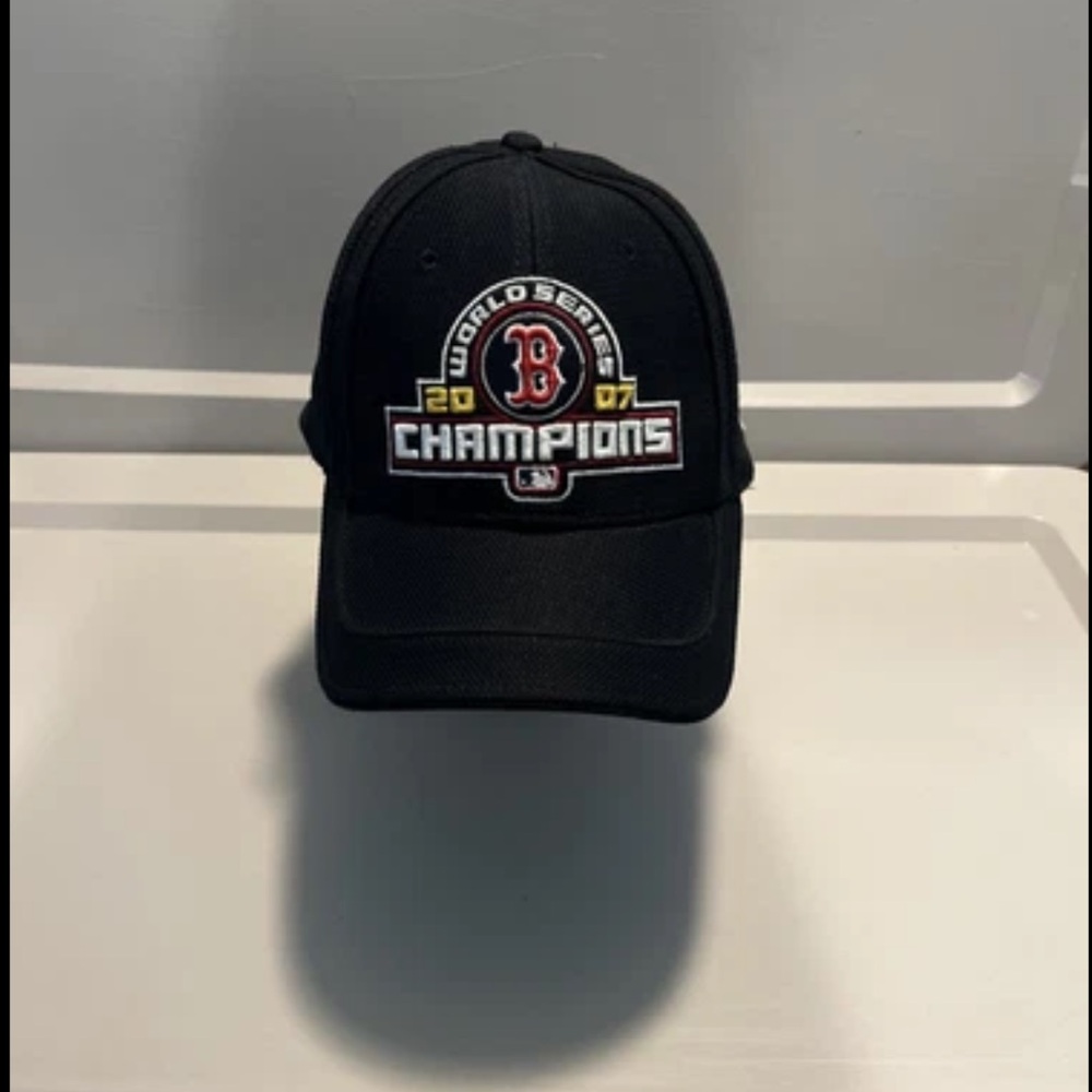 New Era MLB Authentic 2007 Boston Red Sox World Series Hat(Cap)Stretch Fitted OS